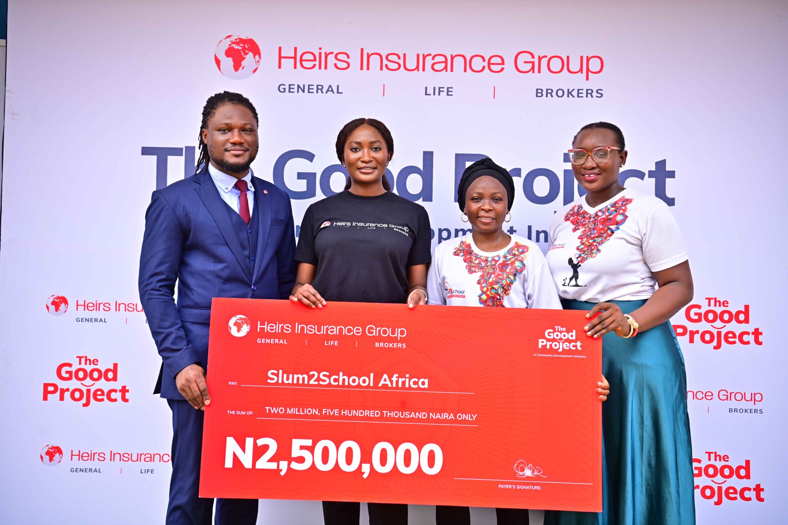 Heirs Insurance Group empowers 500 school children, communities through ‘The Good Project’