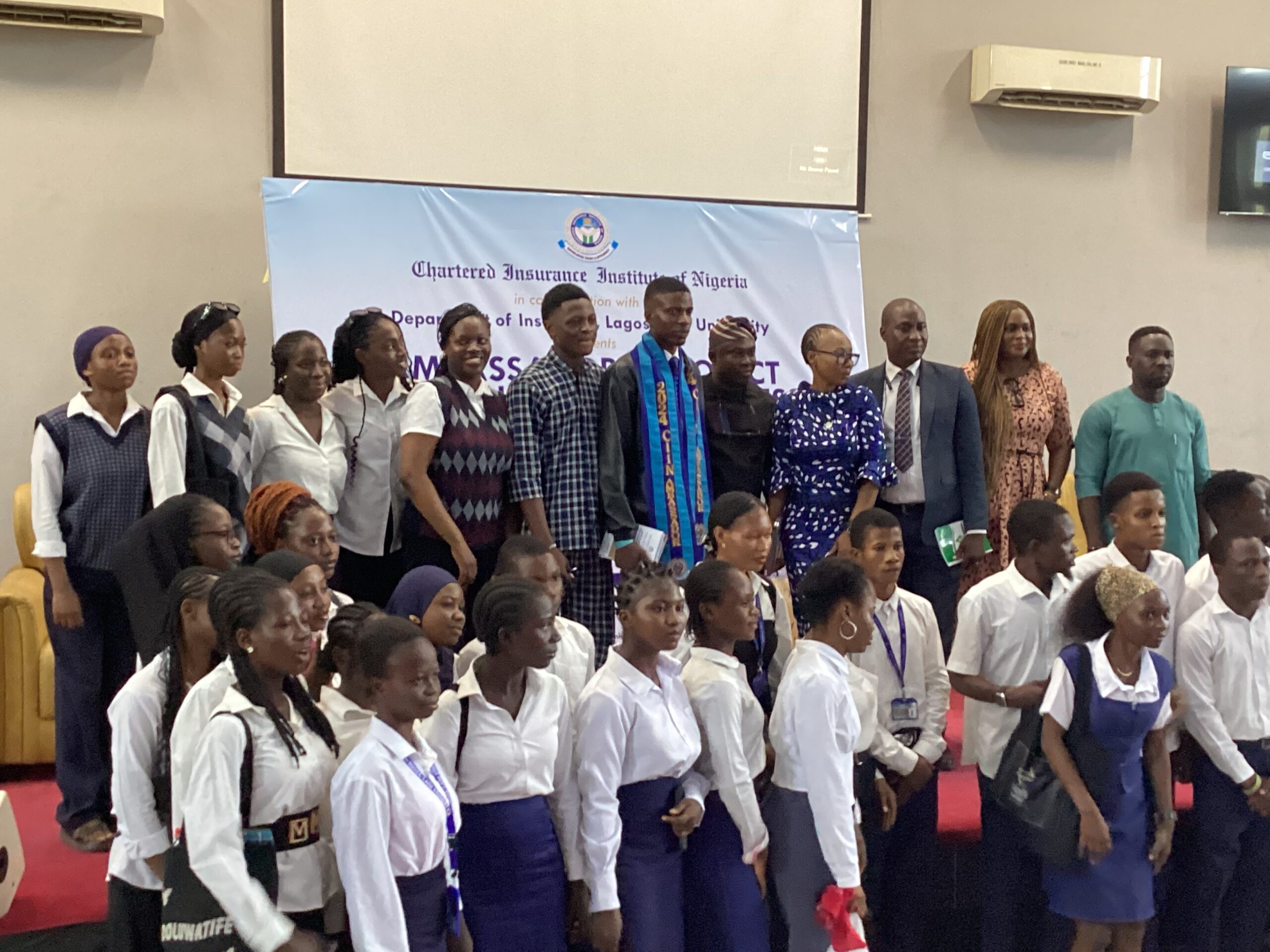 Photos: Faces at LASU, CIIN ambassador’s project on insurance awareness today in Lagos
