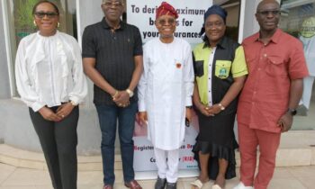From left: Deputy President, the Nigerian Council of Registered Insurance Brokers, Mrs. Ekeoma Ezeibe; President, Prince Babatunde Oguntade; Guest Speaker, Prof. Lere Baale of Howes Consulting Group; Vice President, Mrs. Funke Adenusi and the Executive Secretary/CEO, Mr. Tope Adaramola at the 2025 Strategic Session of the NCRIB held in Abeokuta at the weekend.