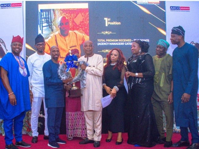 AIICO celebrates outstanding agency field force at 2025 annual awards night, as Edwin Uche Nnodin retires