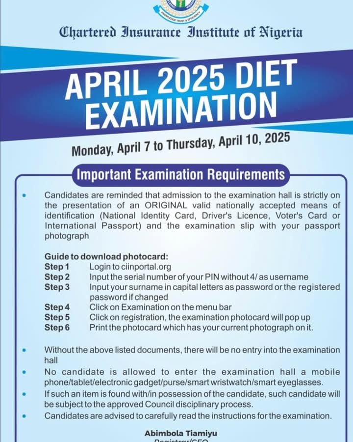 Inspenonline congratulates students  writing CIIN April 2025 qualifying exams