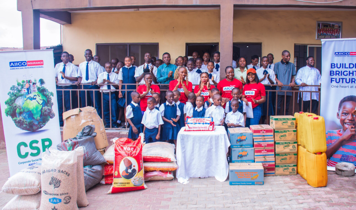 AIICO Insurance delights visually impaired kids on Children’s Day