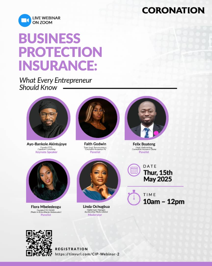 Coronation Insurance hosts business protection webinar for corporates, entrepreneurs