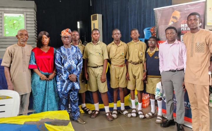Photo:  Sovereign Trust takes insurance education to students of Igbobi College, Yaba, Lagos