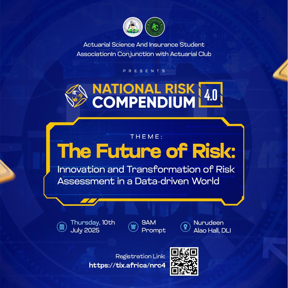 Unilag Actuarial Science and Insurance Dept, Actuarial Club set for national risk compendium 4.0