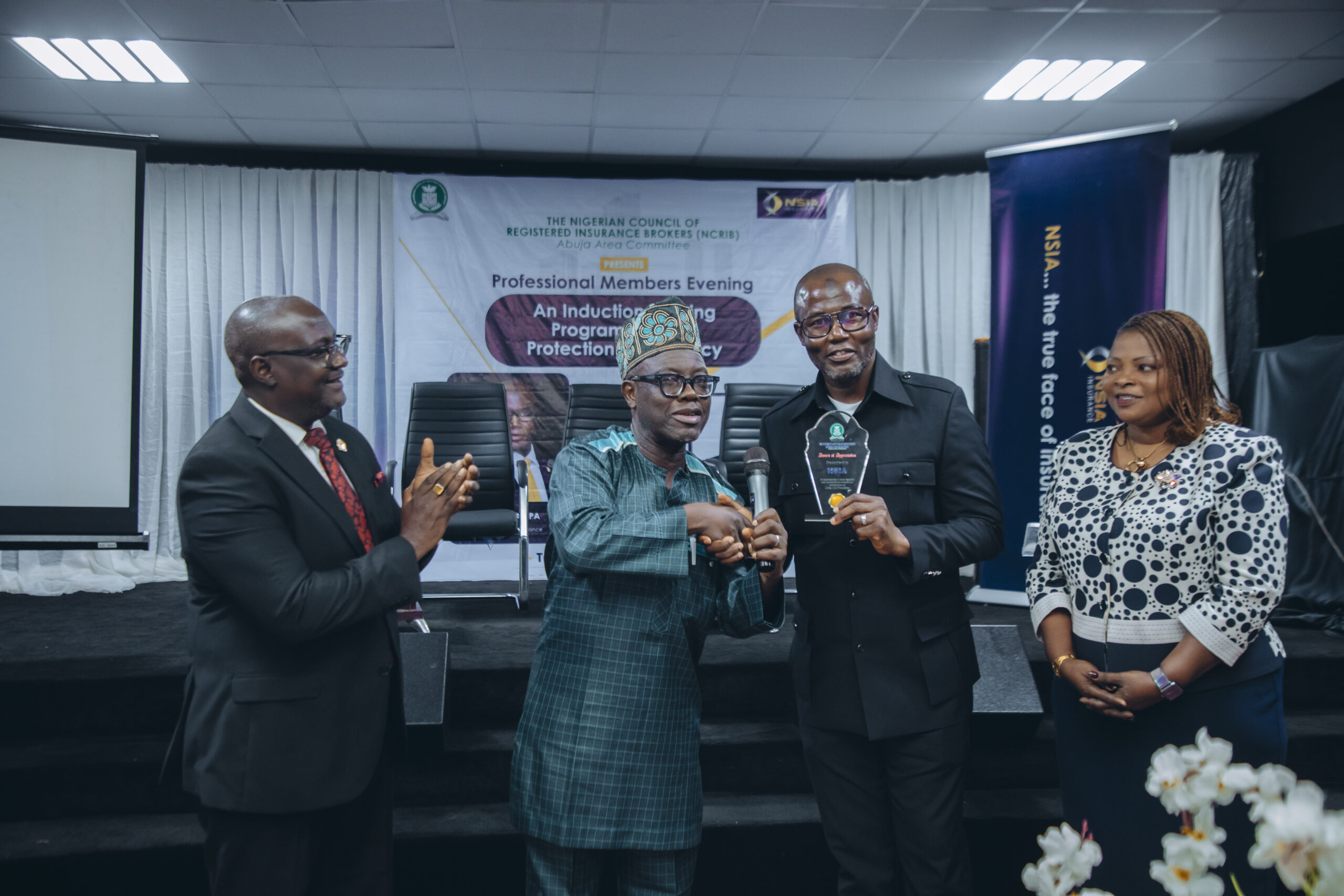 NSIA Insurance reinforces commitment to data protection, bonds with brokers at NCRIB professional members evening
