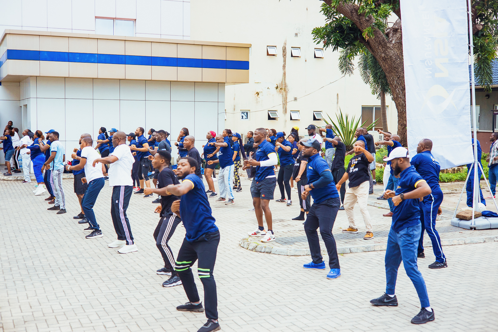 NSIA Insurance promotes workplace wellness through fitness party