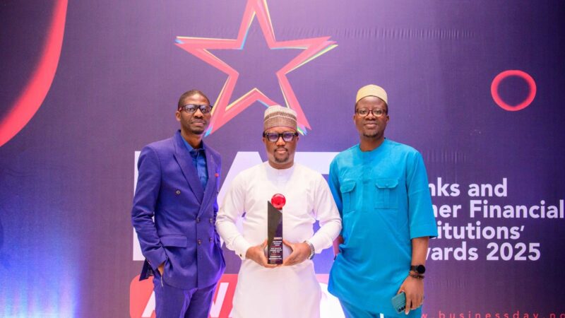 Coronation Insurance wins Most Innovative Insurance Company of the Year at 2025 BusinessDay BAFI Awards