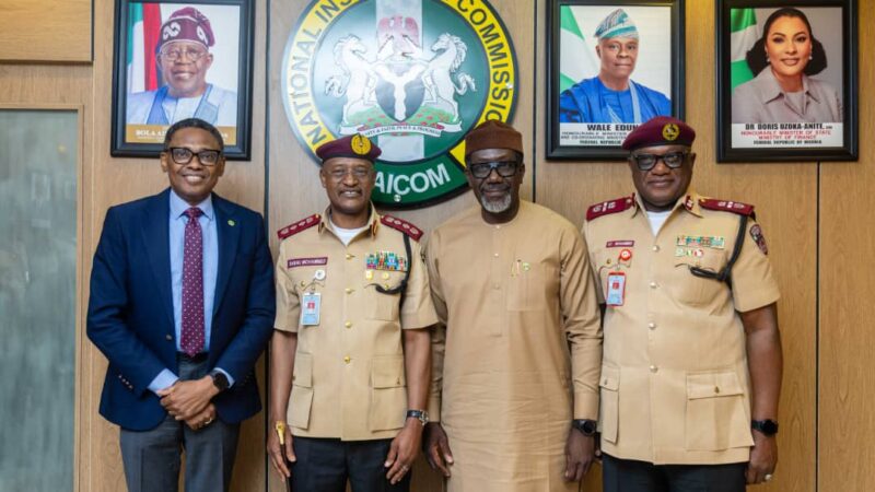 NAICOM, FRSC inaugurate committee on enforcement of compulsory third-party motor insurance