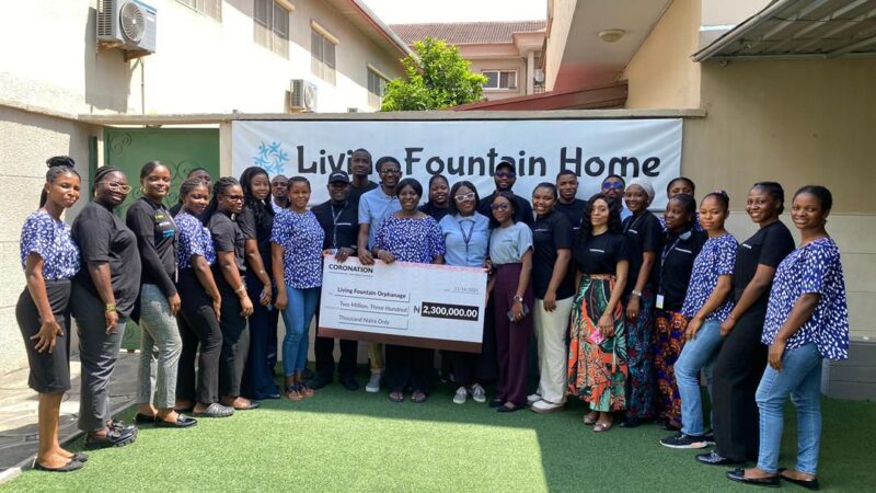 Coronation Insurance, Coronation Life Assurance employees donate to Living Fountain Home