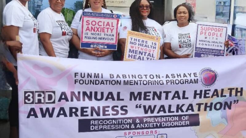 Funmi Babington-Ashaye Foundation promotes mental health awareness