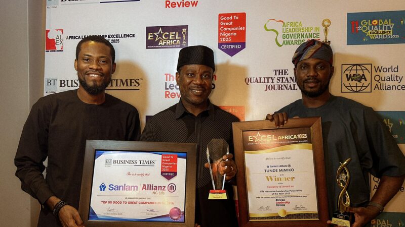 SanlamAllianz Nigeria named amongst top 50 Good to Great Companies