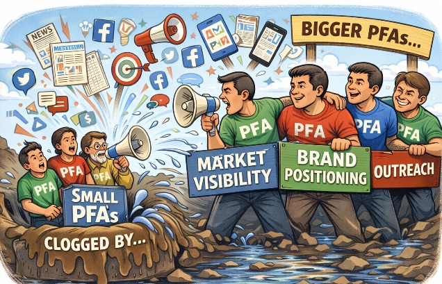 Small PFAs’ onboarding of RSA holders  clog by market visibility, brand positioning, outreach