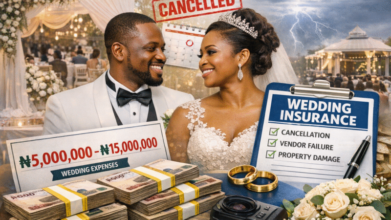 Use wedding insurance to secure marriage events