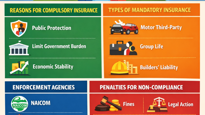 Why some  insurances are compulsory who enforces them?