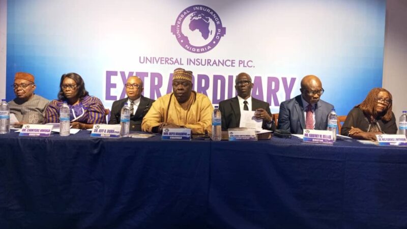 Universal Insurance gets shareholders’ nod for ₦15bn fresh capital injection