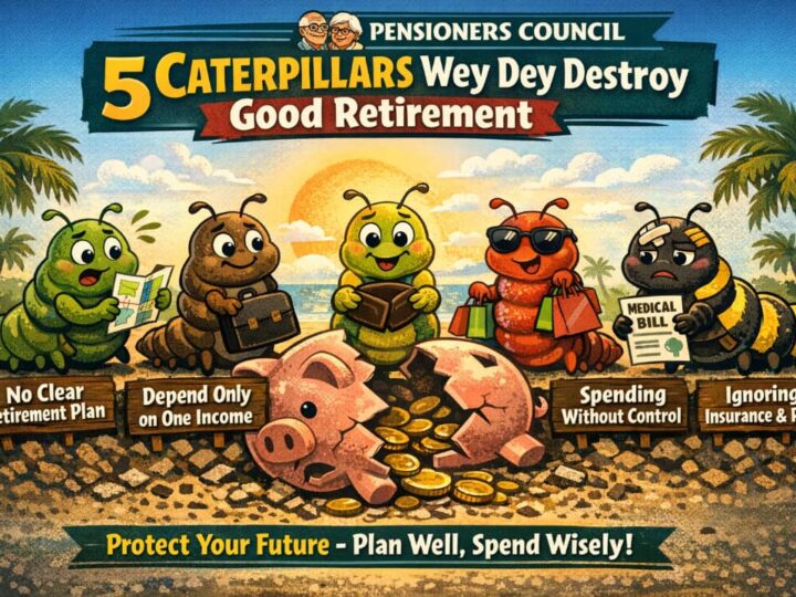 5 caterpillars wey dey destroy good retirement
