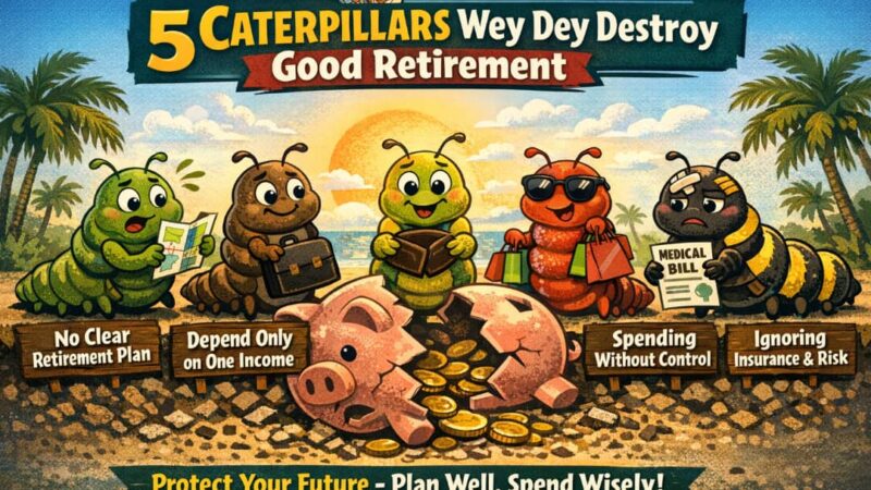 5 caterpillars wey dey destroy good retirement